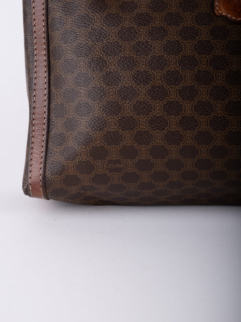 Celine Macadam Vintage Brown Clutch