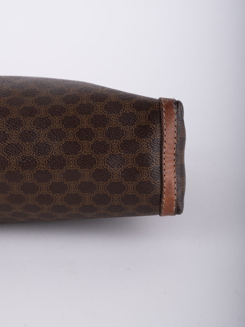 Celine Macadam Vintage Brown Clutch