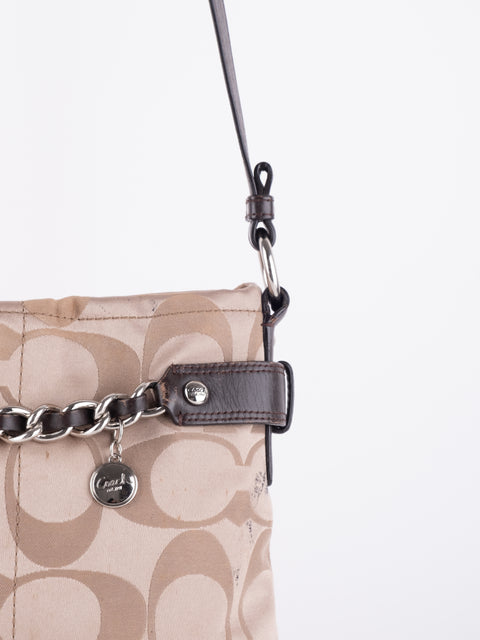 Coach Signature Jacquard Crossbody Bag