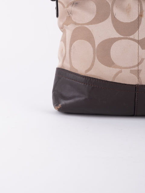 Coach Signature Jacquard Crossbody Bag