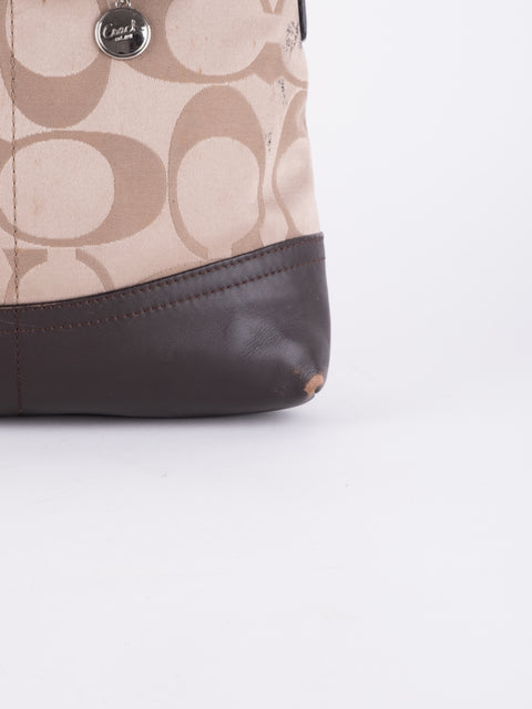 Coach Signature Jacquard Crossbody Bag