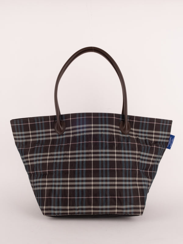 Burberry Check Tote Bag
