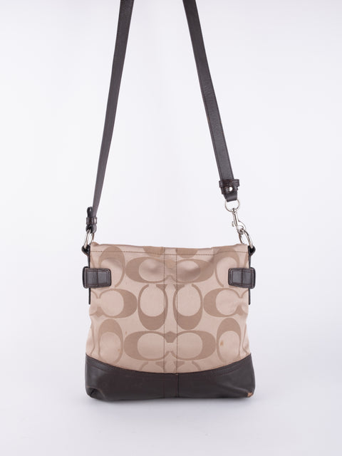 Coach Signature Jacquard Crossbody Bag