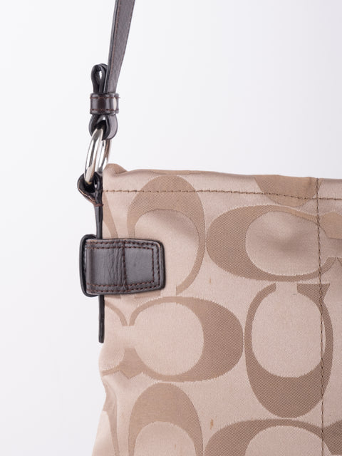 Coach Signature Jacquard Crossbody Bag