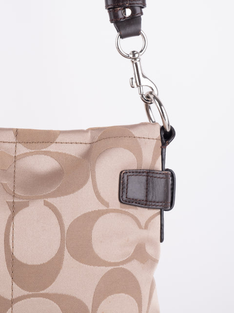 Coach Signature Jacquard Crossbody Bag