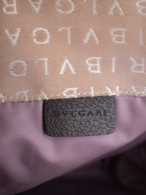 Bvlgari Vintage Beige Monogram Tote Bag