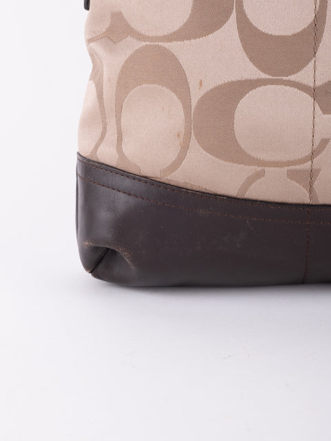 Coach Signature Jacquard Crossbody Bag