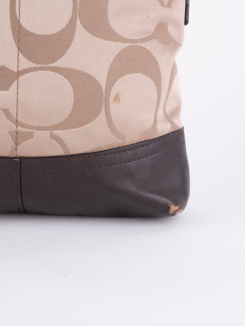 Coach Signature Jacquard Crossbody Bag