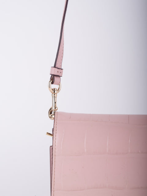 Coach Pink Leather Crossbody Bag