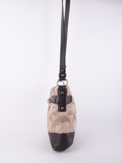 Coach Signature Jacquard Crossbody Bag