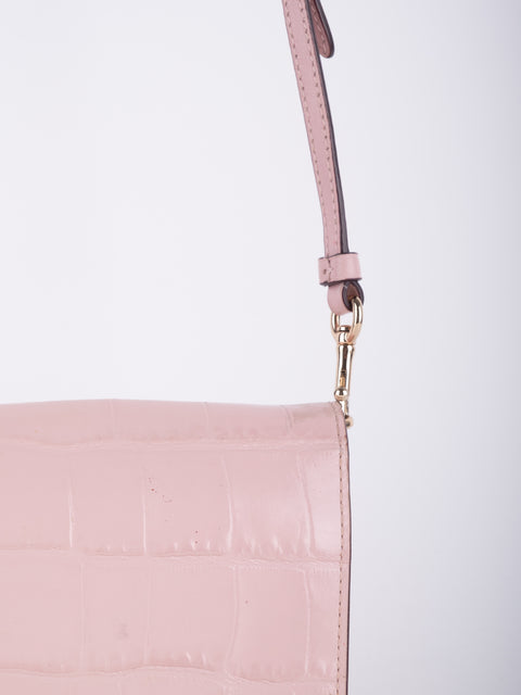 Coach Pink Leather Crossbody Bag