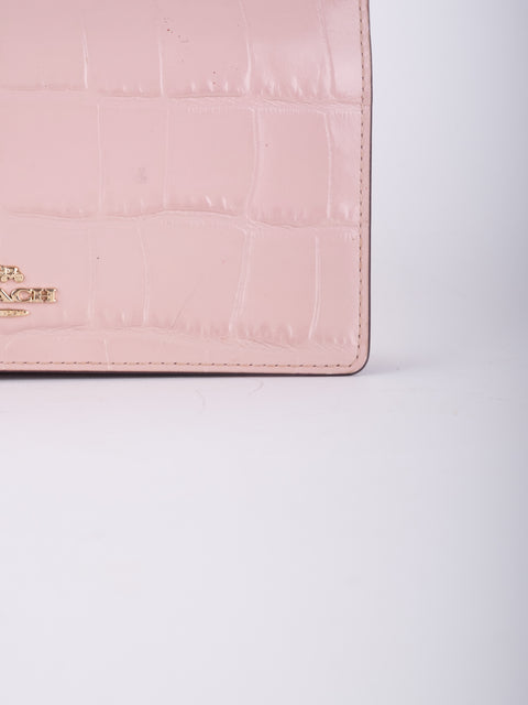 Coach Pink Leather Crossbody Bag