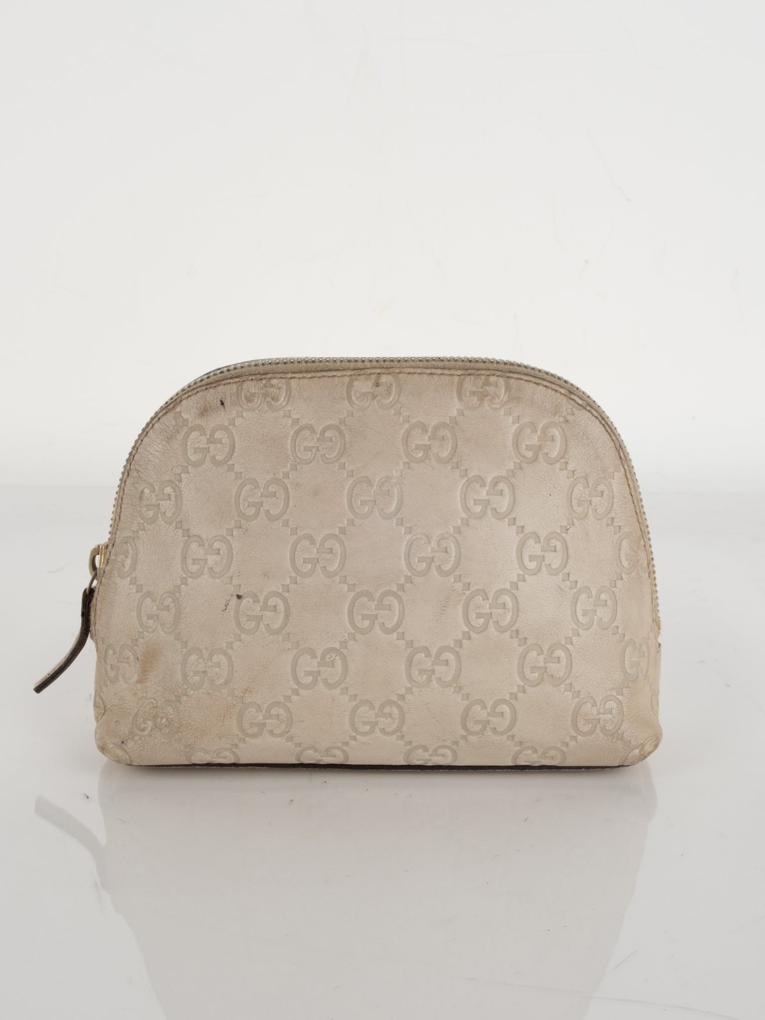 Gucci Cosmetic Pouch – Beige Monogram Fabric