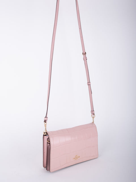 Coach Pink Leather Crossbody Bag