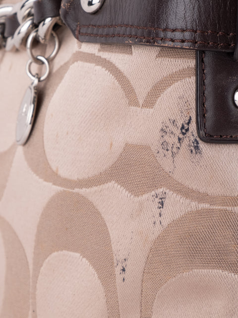 Coach Signature Jacquard Crossbody Bag