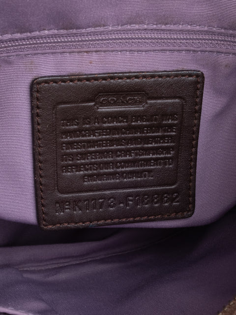Coach Signature Jacquard Crossbody Bag