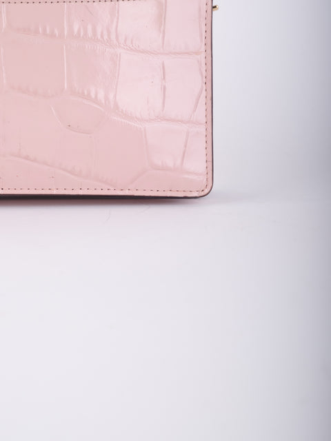 Coach Pink Leather Crossbody Bag