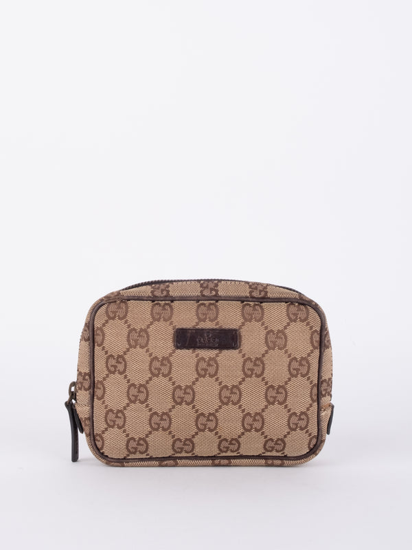 GUCCI Vintage GG Monogram Mini Pouch