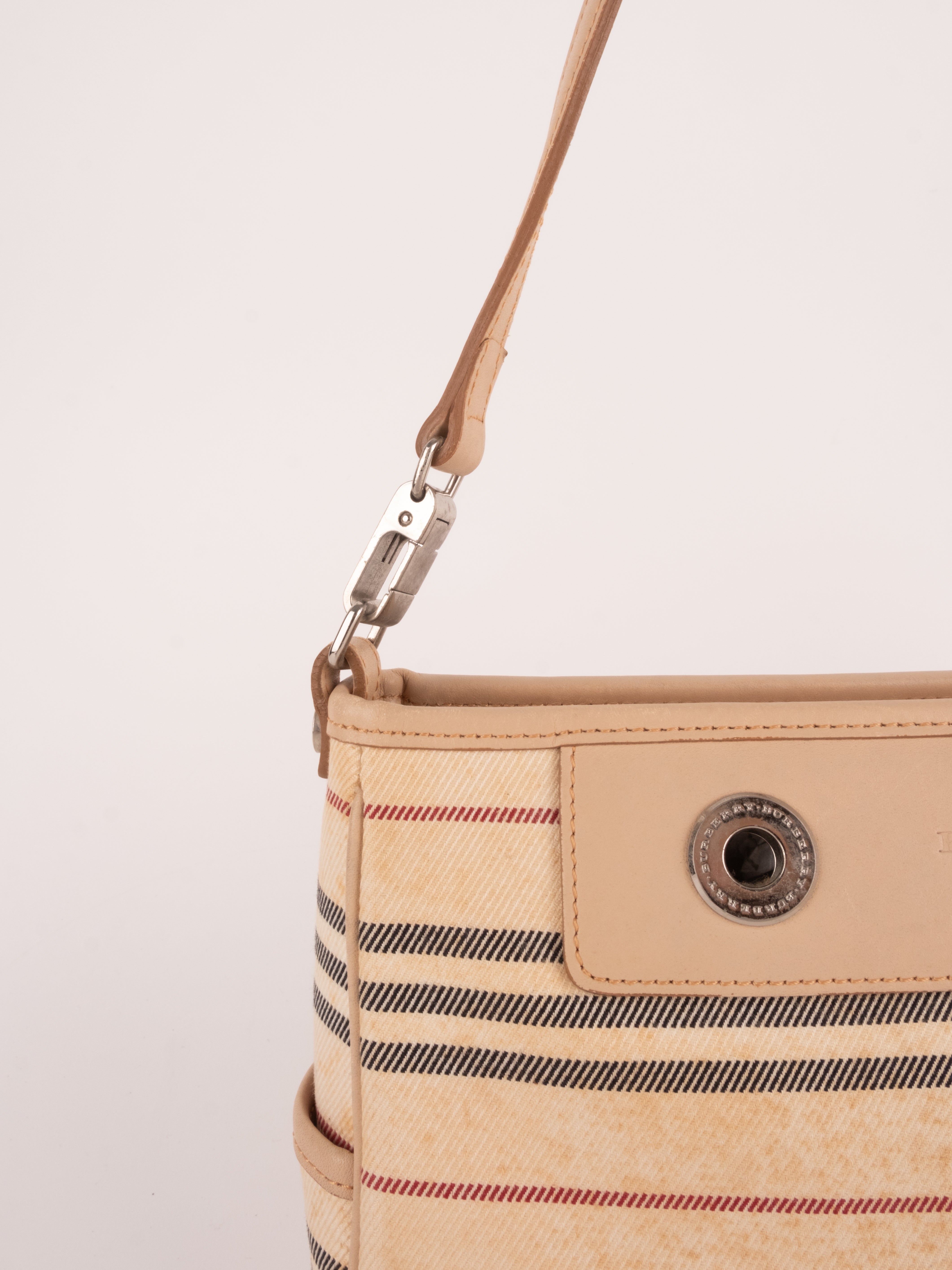 Burberry Stripe Shoulder Bag