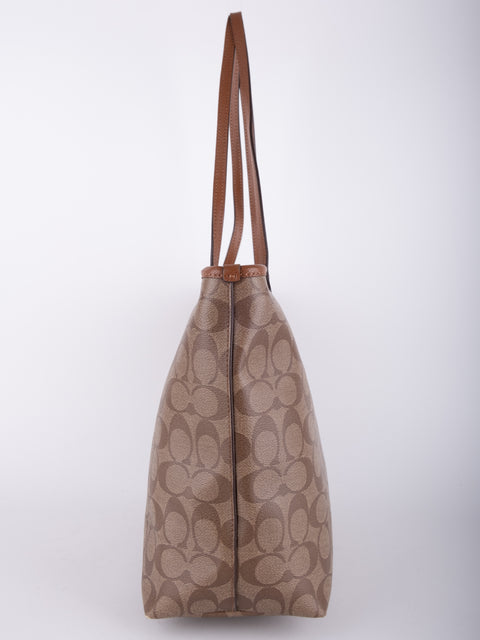 Coach Signature Canvas Tote Bag