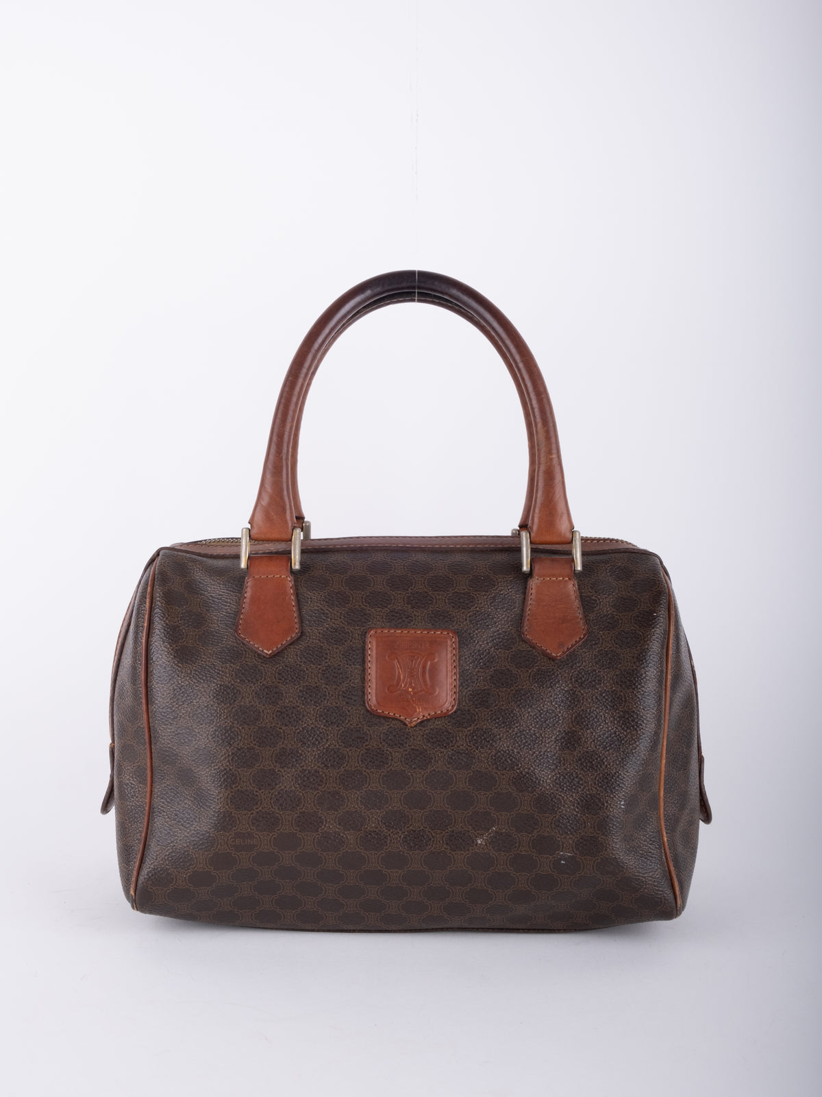 Celine Macadam Vintage Mini Boston Bag