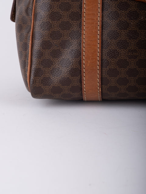Celine Macadam Vintage Boston Handbag