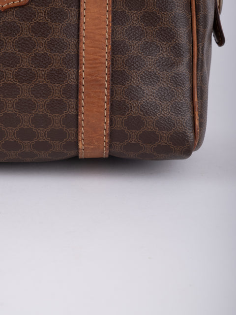 Celine Macadam Vintage Boston Handbag