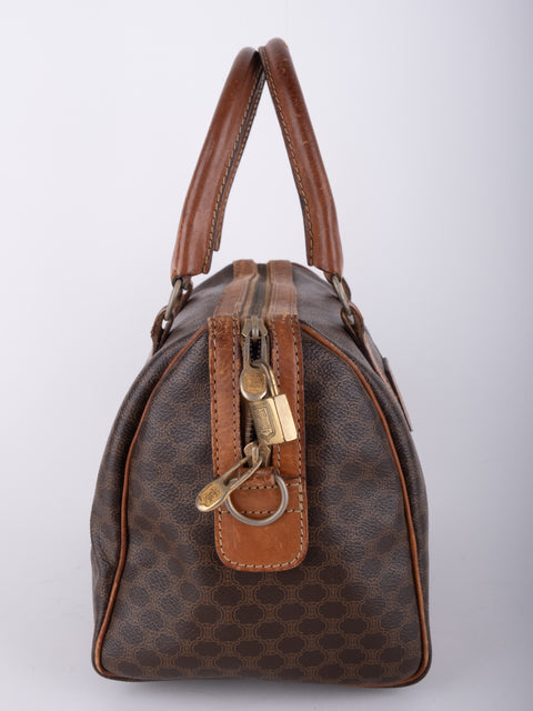 Celine Macadam Vintage Boston Handbag