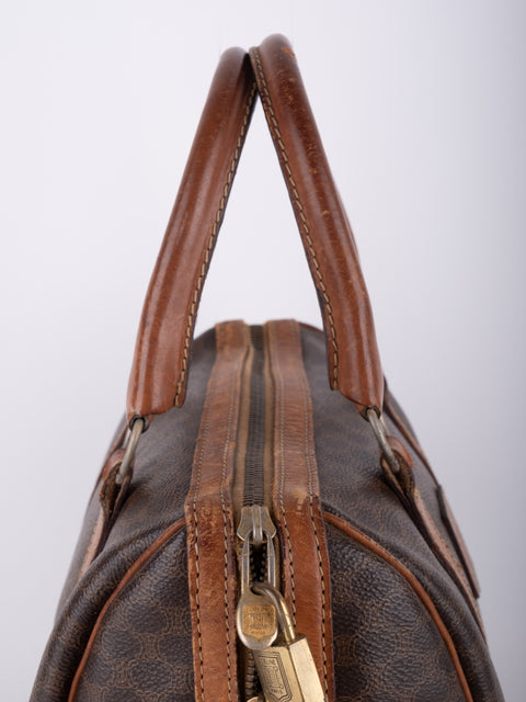 Celine Macadam Vintage Boston Handbag