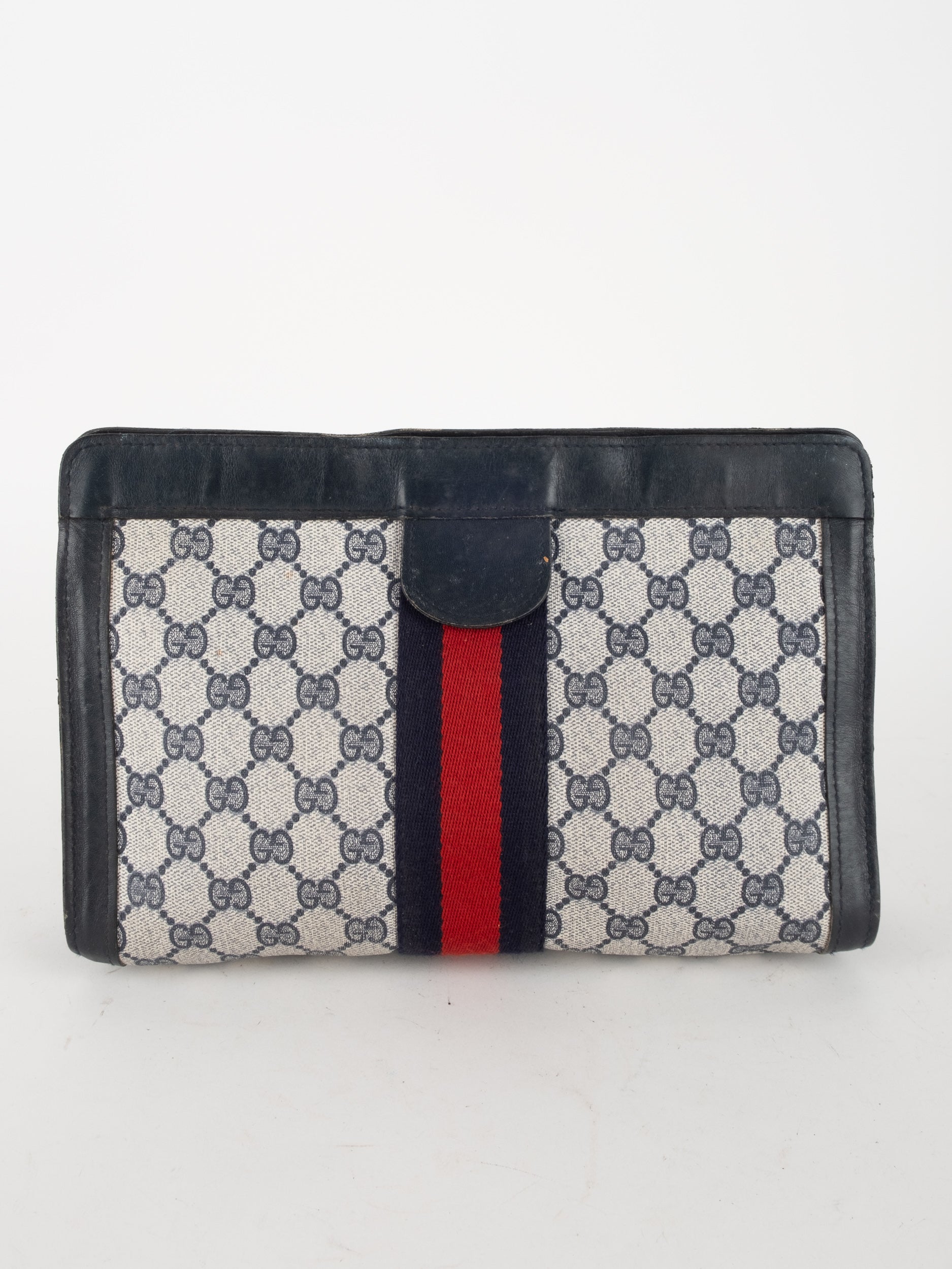 GUCCI Vintage GG Canvas Clutch