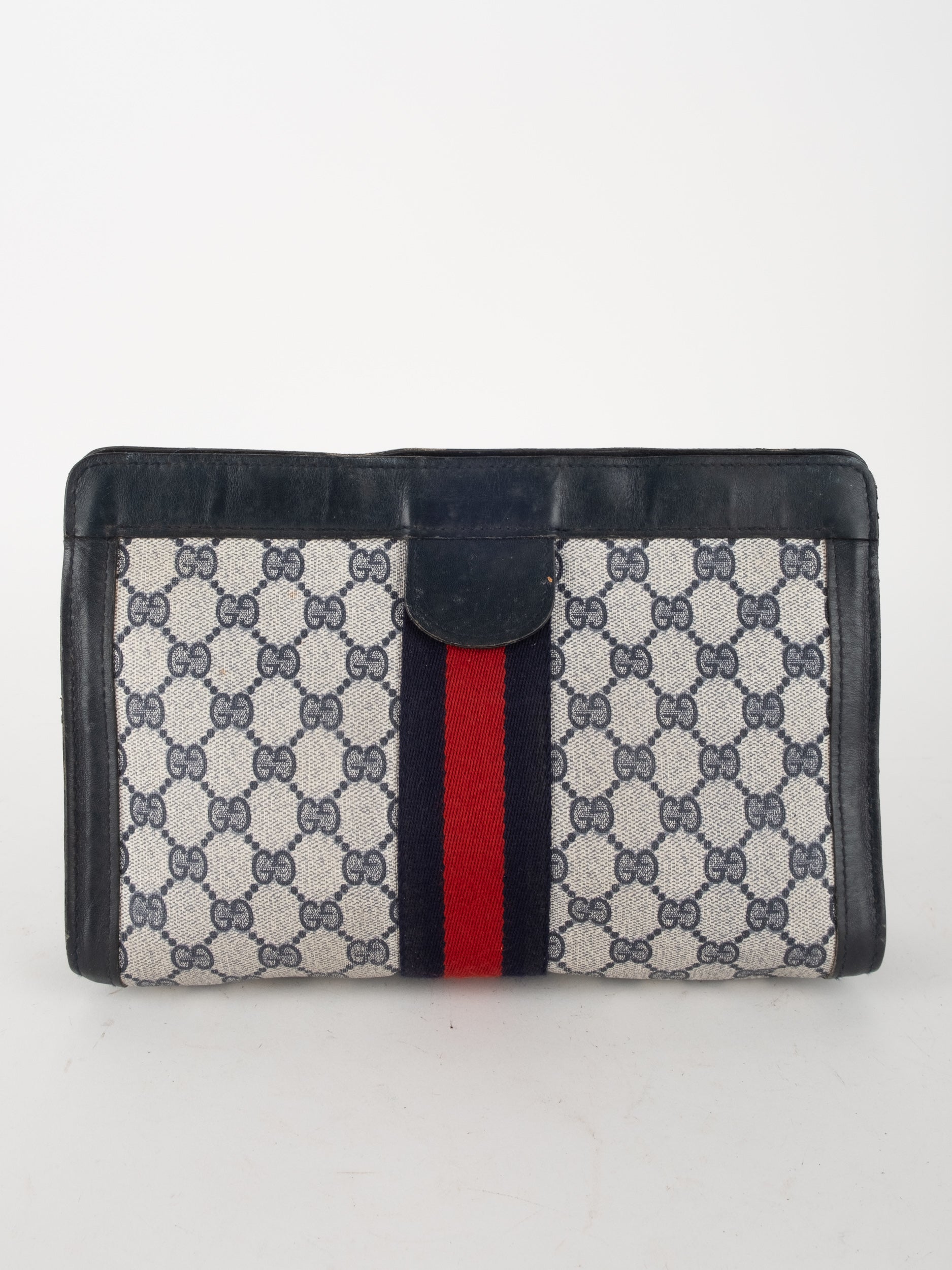 GUCCI Vintage GG Canvas Clutch