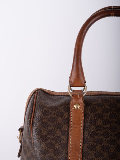 Celine Macadam Vintage Boston Handbag
