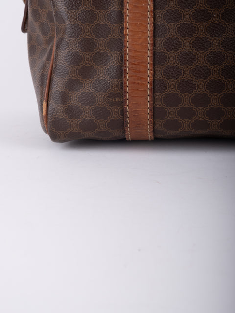 Celine Macadam Vintage Boston Handbag