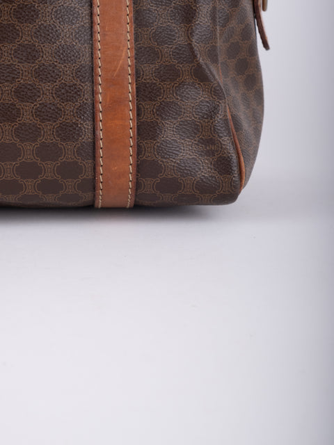 Celine Macadam Vintage Boston Handbag