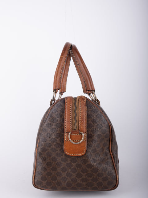 Celine Macadam Vintage Boston Handbag