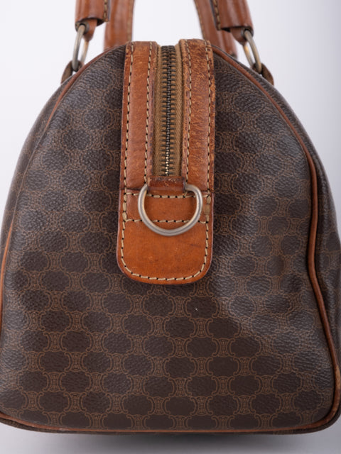 Celine Macadam Vintage Boston Handbag