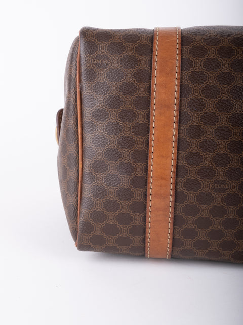 Celine Macadam Vintage Boston Handbag