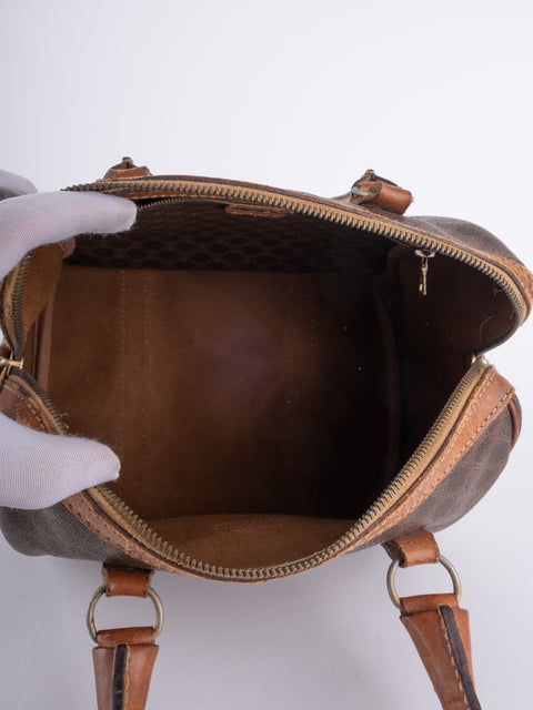 Celine Macadam Vintage Boston Handbag