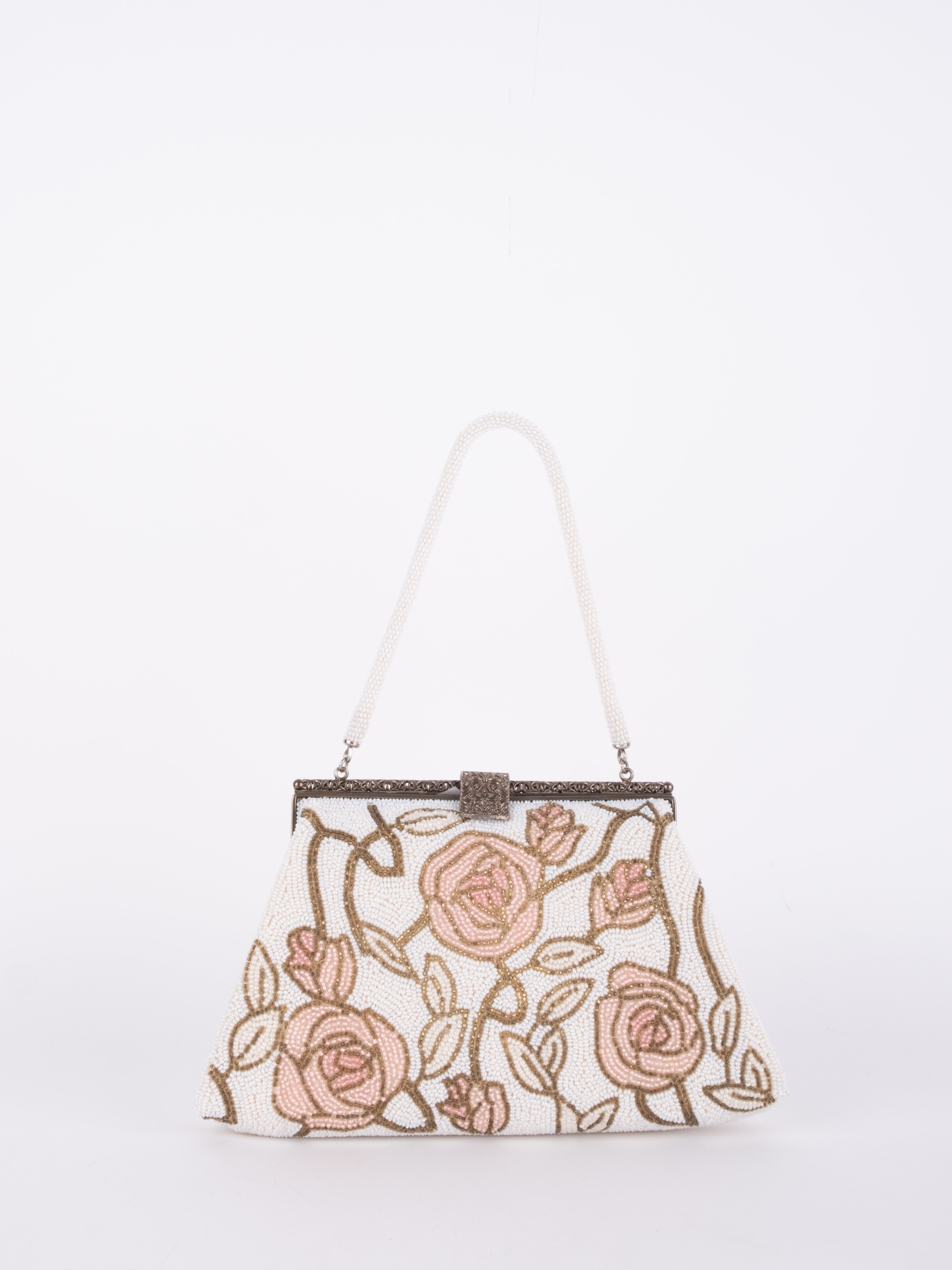 Vintage Handmade Floral Shoulder Bag