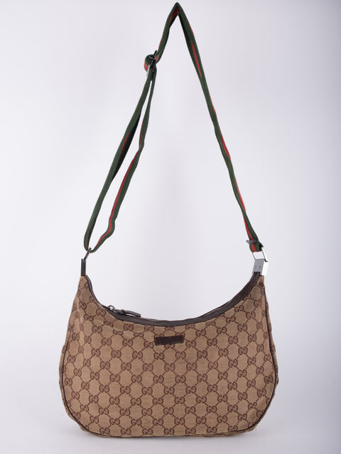 Gucci GG Supreme Hobo Shoulder Bag
