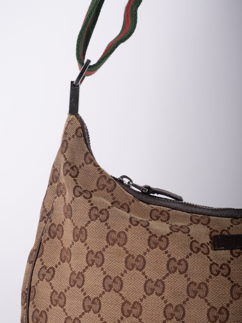 Gucci GG Supreme Hobo Shoulder Bag