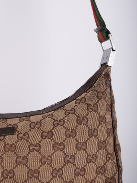 Gucci GG Supreme Hobo Shoulder Bag