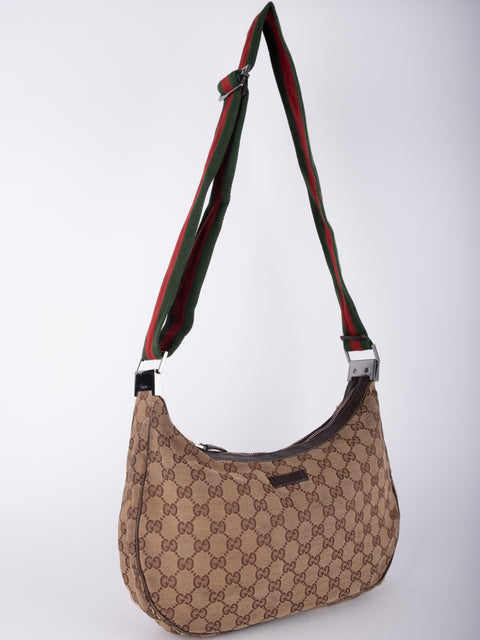 Gucci GG Supreme Hobo Shoulder Bag