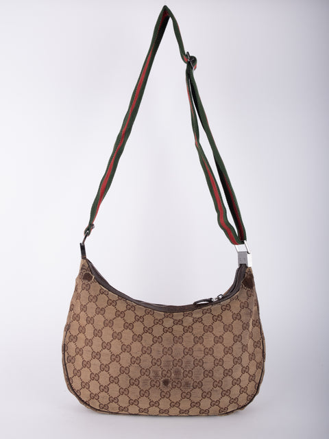 Gucci GG Supreme Hobo Shoulder Bag