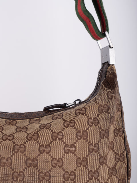 Gucci GG Supreme Hobo Shoulder Bag