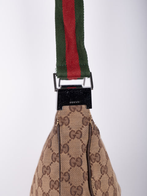Gucci GG Supreme Hobo Shoulder Bag