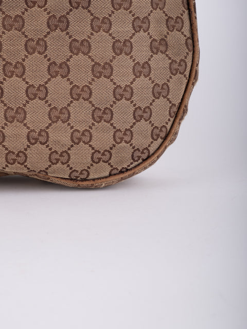 GUCCI Vintage GG Monogram Hobo Shoulder Bag