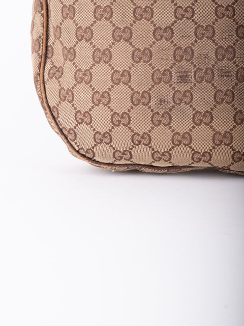 GUCCI Vintage GG Monogram Hobo Shoulder Bag