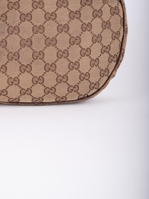 GUCCI Vintage GG Monogram Hobo Shoulder Bag