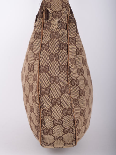 GUCCI Vintage GG Monogram Hobo Shoulder Bag